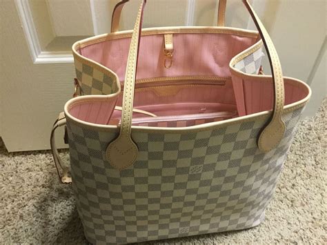 louis vuitton neverfull rose ballerine replica|lv neverfull azur.